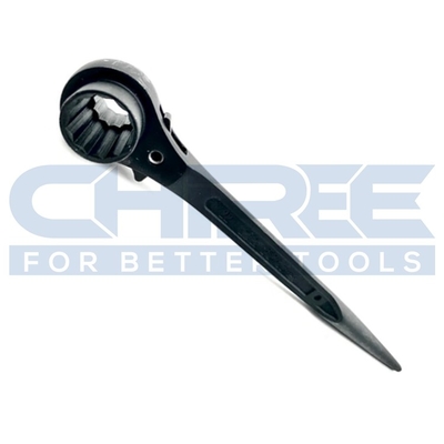 Hater Ratchet Wrench Scaffolding Podger Ratchet End Doppelsteckdose 17 x 22 mm für Baustoffe