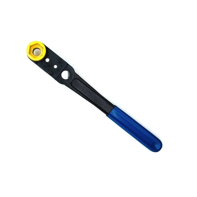 Wasserwerke Schraubenschlüssel verstellbarer Drehkreuz Blauer Griff Doppelhex-Steckdose 1-1/4 &quot;x 1-1/16&quot; für Lineman Power Line Tools