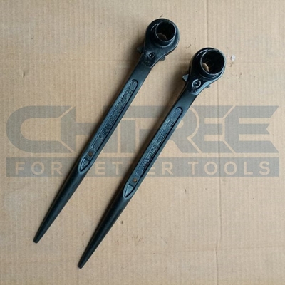 Hater Ratchet Wrench Scaffolding Podger Ratchet End Doppelsteckdose 17 x 22 mm für Baustoffe