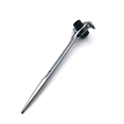 Hammer Ratchet Schlüssel 4 in 1 Gerüst Podger Ratchet 19x22mm Spud Ratchet mit Klauen Hammer