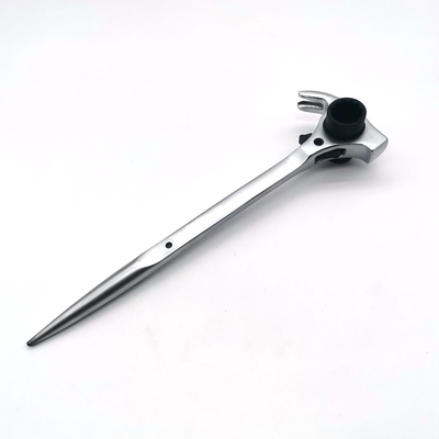 Hammer Ratchet Schlüssel 4 in 1 Gerüst Podger Ratchet 19x22mm Spud Ratchet mit Klauen Hammer
