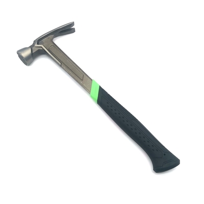 Stoßabsorbierender Griff 20oz Rahmenhammer, vollständig geschmiedet Gerade Rip Claw Hammer mit Magnet Nagel Set