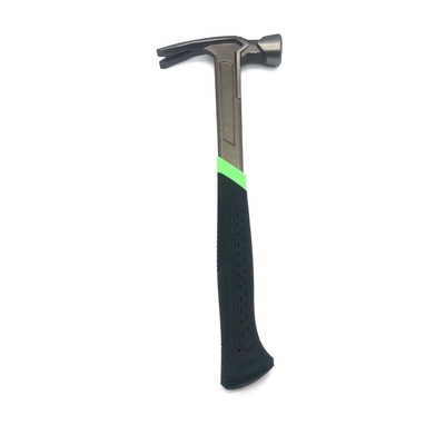 Stoßabsorbierender Griff 20oz Rahmenhammer, vollständig geschmiedet Gerade Rip Claw Hammer mit Magnet Nagel Set