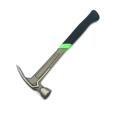 Stoßabsorbierender Griff 20oz Rahmenhammer, vollständig geschmiedet Gerade Rip Claw Hammer mit Magnet Nagel Set