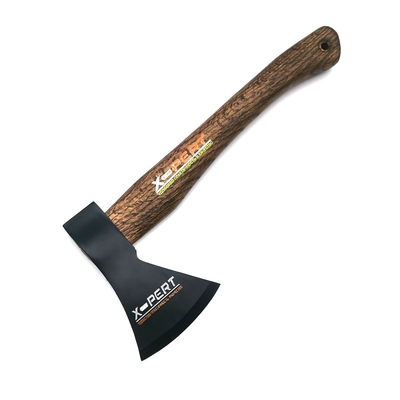 Deutscher Stil Hatchet scharfe Kante geschmiedete Stahlschnitzbeile 600g Kopf mit Holzgriff für Camping