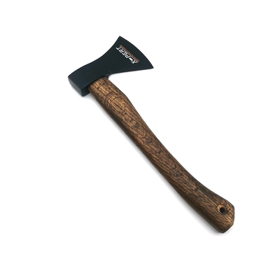 Deutscher Stil Hatchet scharfe Kante geschmiedete Stahlschnitzbeile 600g Kopf mit Holzgriff für Camping