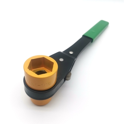 Hot Sale USA Lineman Schraubenschlüssel Werkzeug Bolt durch Zwei-Größe Steckdose Schlüssel mit weichem Griff Griff