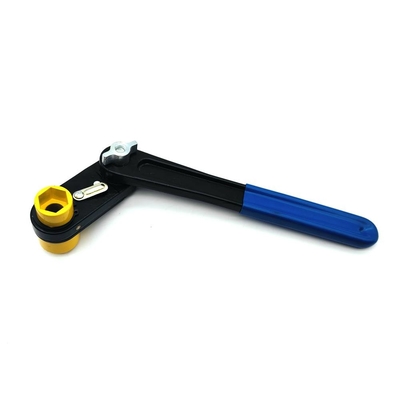 Wasserwerke Schraubenschlüssel verstellbarer Drehkreuz Blauer Griff Doppelhex-Steckdose 1-1/4 &quot;x 1-1/16&quot; für Lineman Power Line Tools