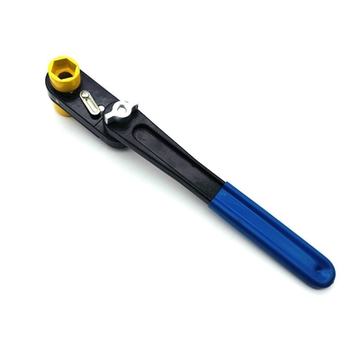 Wasserwerke Lineman Stromleitung 1-1/4In x 1-1/ 16In Doppelsteckdose Drehgriff Schraubenschlüssel Blau