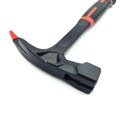 Dachwerkzeuge geschmiedete Stahlwelle Dach pick Hammer mit magnetischem Nagelhalter Side Nagelzieher für Dachrestaurierung Hammer