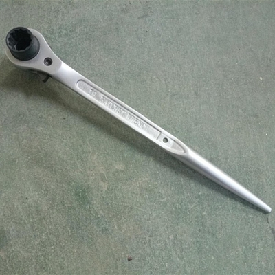 Hochdrehmoment Silberfarbe Kohlenstoffstahl 19mm 22mm Doppelkante Steckdose Schraubenschlüssel Podger Gerüst Spud