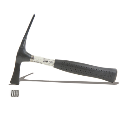 Stahlröhre mit Stoßdämpfer Glasfasergreife 600g Schmiedekopf Berliner Typ Mason Hammer